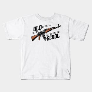 Ak-47 Old School Kids T-Shirt